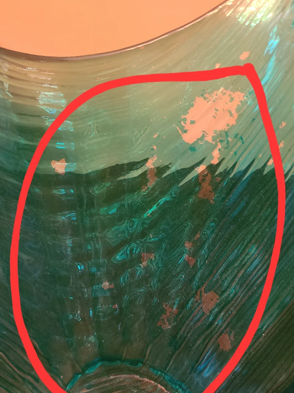 Blue‎ Handblown Art Glass Vase